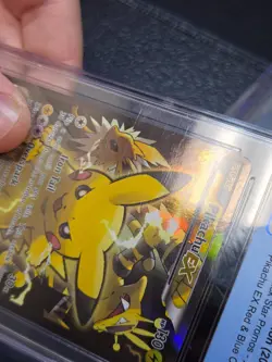 CGC 7 Near Mint Pikachu EX XY124 Pokemon Pikachu EX Red & Blue Collection Box - Image 4