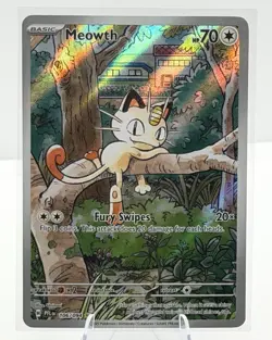 Meowth 106/094 Phantasmal Flames IR Near Mint - Pokemon TCG - Image 1