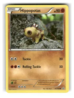 Hippopotas 87/160 Common Primal Clash Pokemon Lightly Played - Image 1