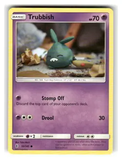 Trubbish 50/145 Common Guardians Rising Pokemon Lightly Played - Image 1