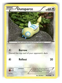 Dunsparce 68/108 Common Roaring Skies Pokemon Lightly Played - Image 1