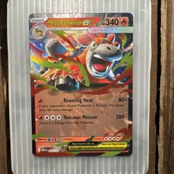 Pokemon Mega Camerupt ex 022/132 Pokemon Mega Evolution English Double Rare - Image 1
