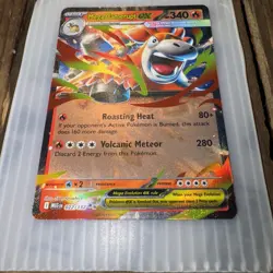 Pokemon Mega Camerupt ex 022/132 Pokemon Mega Evolution English Double Rare - Image 2