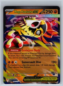 Mega Hawlucha ex 116/217 Double Rare Ascended Heroes Pokemon Near Mint - Image 1