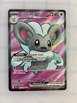 The Pokemon Company Chaos Rising Cinccino EX 105/086 Regular Eng - Image 1