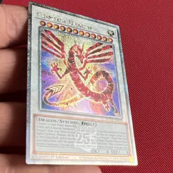 Yu-Gi-Oh Crimson Dragon DUNE Quarter Century Secret Rare. 1st Edition - Image 2