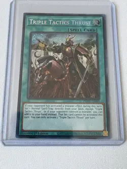 YUGIOH TRIPLE TACTICS THRUST PHHY-EN069 SECRET 1ST ED NM - Image 1