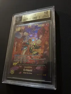 2024 One Piece O-Nami 500 Years In The Future OP06-101 Alt Art BGS 10 - Image 4