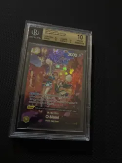 2024 One Piece O-Nami 500 Years In The Future OP06-101 Alt Art BGS 10 - Image 5