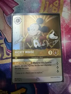 Mickey Mouse Friendly Face 18/P1 Disney 100 Promo Foil NM Lorcana - Image 1