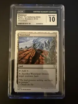 Magic The Gathering - Wasteland Mystery Booster 2 CGC 10 - Image 1