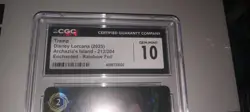 Lorcana Enchanted Tramp Enterprising Dog 212/204 Archazia's CGC 10 Gem Mint - Image 2