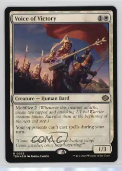 Voice of Victory Foil Magic: Tarkir: Dragonstorm #0033 - Image 1