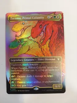 Zacama, Primal Calamity (Borderless) Commander Masters Foil - Image 1