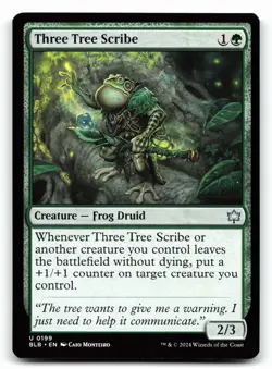 Three Tree Scribe #199 Bloomburrow - Image 1