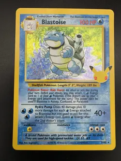 Pokemon Celebrations Blastoise 2/102 Classic Collection Holo Near Mint - Image 3
