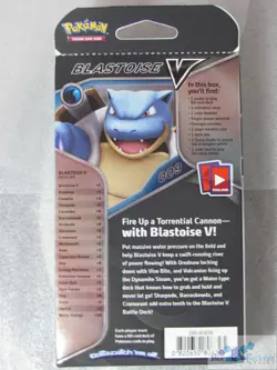 V battle deck Blastoise THEME DECK TCG POKEMON CARD DECK 820650808395 - Image 2