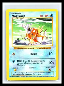 💥 Magikarp # 35/102 | Base Set | SHADOWLESS | Vintage Pokemon 1999 TCG Rare | - Image 1