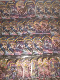 86 sealed booster packs of Pokemon Sword & Shield, Rebel Clash & Vivid voltage - Image 2
