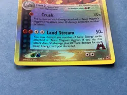 Pokemon Reverse Holo Aggron - EX Team Magma vs Team Aqua – 7/95 – NM- - Image 3