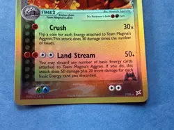 Pokemon Reverse Holo Aggron - EX Team Magma vs Team Aqua – 7/95 – NM- - Image 4