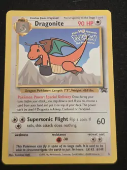 Pokemon TCG Dragonite Movie Promo 05/53 Wotc Promo HP90 Stage 2 Regular ENG - Image 1