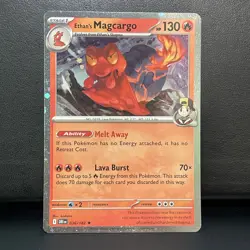 Ethan's Magcargo 036/182 Destined Rivals Cosmo Holo Blister Exclusive NM Pokemon - Image 1