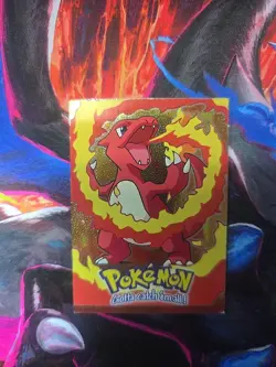 Charmeleon [Foil] #E5 Pokemon 1999 Topps Movie Evolution LP - Image 1