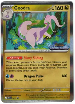 Goodra [Stamped] 077 Holo Promo ME: Mega Evolution Promo Pokemon NM/M - Image 1
