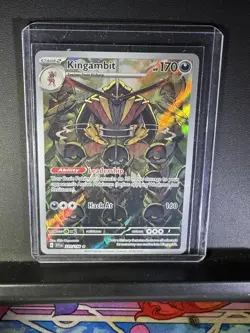 Pokemon TCG Kingambit 220/198 Scarlet & Violet Base Illustration Rare Holo NM - Image 4