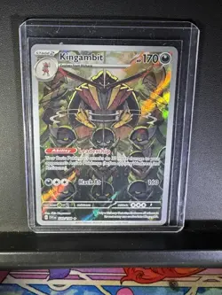 Pokemon TCG Kingambit 220/198 Scarlet & Violet Base Illustration Rare Holo NM - Image 5