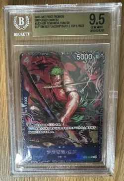 Roronoa Zoro ST21-015 Flagship Battle Top 8 Promo BGS 9.5 One Piece - Image 1