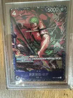 Roronoa Zoro ST21-015 Flagship Battle Top 8 Promo BGS 9.5 One Piece - Image 3
