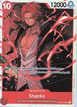 ONE PIECE Shanks (004) #OP09-004 Foil Emperors in the New World NM - Image 1