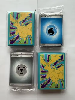 Pokemon TCG: 2 X New Sealed Dragonite Ascended Heroes 65 Card Sleeves + Energy - Image 1