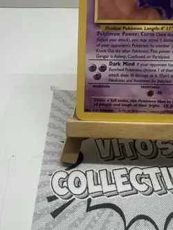 Gengar Fossil Rare Unlimited 20/62 Vintage Pokemon TCG Card WOTC Non Holo LP+ - Image 4