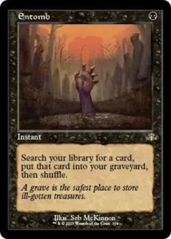 Entomb (Retro Frame) -Foil Near Mint MTG Dominaria Remastered - Image 1