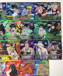 Naruto Mythos TCG Set 1 Konoha Shido 1st Edition – All 27 Rare Cards - Image 3