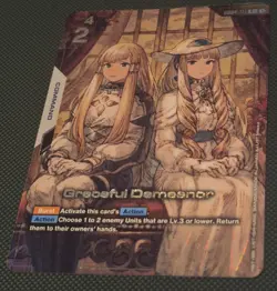GUNDAM Card Game Phantom Aria GD04-117 R+ Graceful Demeanor Alt Art 🔥 English - Image 1