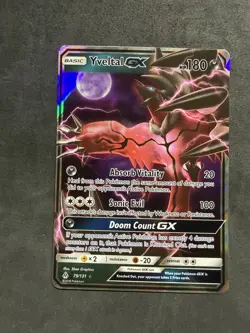 Yveltal GX - 79/131 - Pokemon Forbidden Light Sun & Moon Ultra Rare Card NM - Image 1