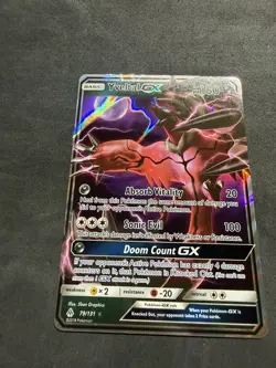 Yveltal GX - 79/131 - Pokemon Forbidden Light Sun & Moon Ultra Rare Card NM - Image 2