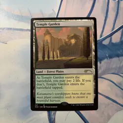 Temple Garden MTG Secret Lair Rare Land Near Mint - Mint 127 Card x1 - Image 1