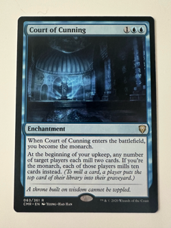 Court of Cunning Commander Legends Regular Rare Card #63 MTG NM - Image 1