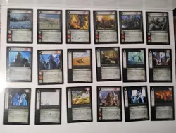 Lord Of The Rings TCG 18 Rare Card Lot Decipher - Image 1