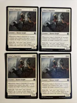 4x Mtg Innistrad Midnight Hunt Odric‘s Outrider NM/M Magic The Gathering - Image 1