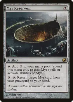 Myr Reservoir / Myr-Speicher - SCARS of MIRRODIN - englisch (near-mint) Rare - Image 1