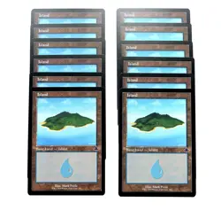 x12 Island 404 non-FOIL Retro Frame Dominaria Remasted Mark Poole MTG - Image 1
