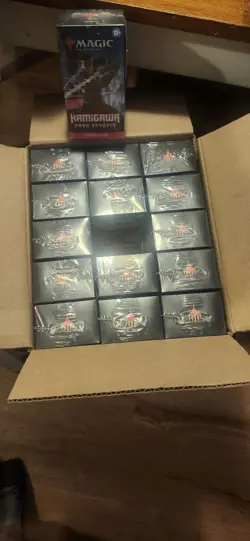 MTG "Kamigawa Neon Dynasty" prerelease Set Booster 195166103341 - Image 1