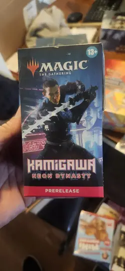 MTG "Kamigawa Neon Dynasty" prerelease Set Booster 195166103341 - Image 2
