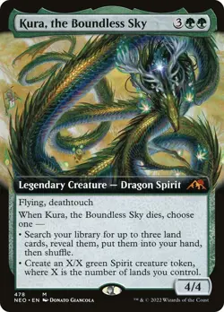 Kura, the Boundless Sky (Extended Art) - 478 - Kamigawa: Neon Dynasty - LP - Image 1